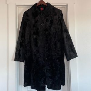 Faux Fur Dress Coat